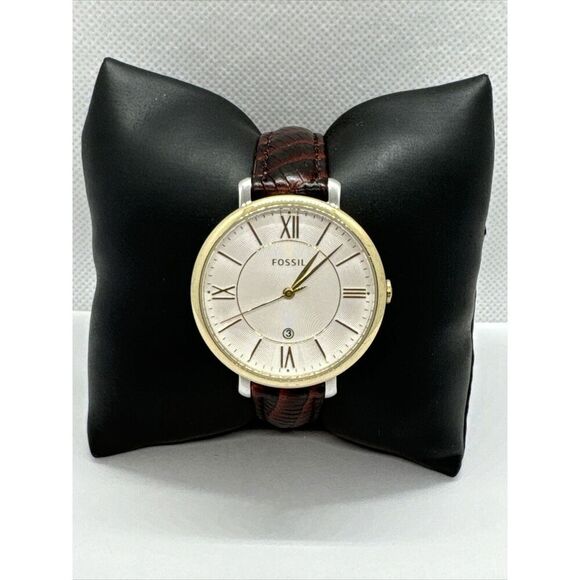 Fossil Jacqueline ES3739 Women Two-Tone Stainless Steel Analog Dial Watch JNA348 - Picture 1 of 11